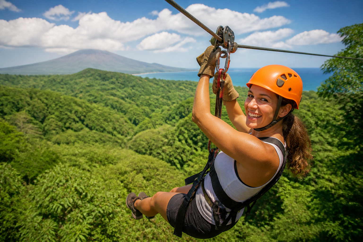 Zip-lines & Canopy adventure in Guanacaste